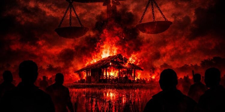 Tasikmalaya Memanas: Padepokan Saung Taraju Jumantara Dibakar Massa