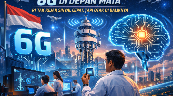 6G Di Depan Mata: RI Tak Kejar Sinyal Cepat, Tapi Otak di Baliknya