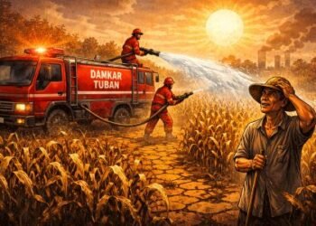 Damkar, Jagung, dan Kemarau: Saat Harapan Bukan dari Langit, Tapi dari Sirine