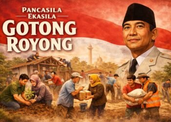 Yang Kita Hafal Pancasila, Tapi Lupa Intinya: Gotong Royong