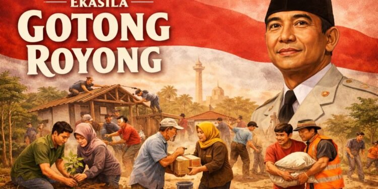 Yang Kita Hafal Pancasila, Tapi Lupa Intinya: Gotong Royong
