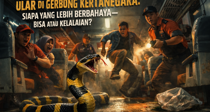 Ular di Gerbong Kertanegara: Siapa yang Lebih Berbahaya Bisa atau Kelalaian?