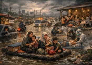 Mobilitas Lumpuh, Ekonomi Runtuh: Banjir Solo dan Siklus yang Tak Selesai