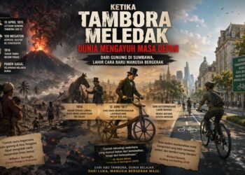 Ketika Tambora Meledak, Dunia Mengayuh Masa Depan