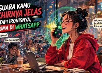 Suara Kamu Akhirnya Jelas Tapi Ironisnya, Cuma di WhatsApp