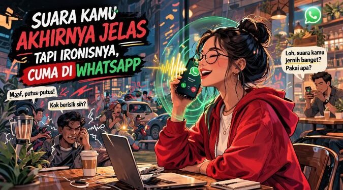 Suara Kamu Akhirnya Jelas Tapi Ironisnya, Cuma di WhatsApp
