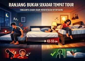 Tempat Tidur: Tingginya Diam-Diam Menentukan Nyenyakmu, Yakin?