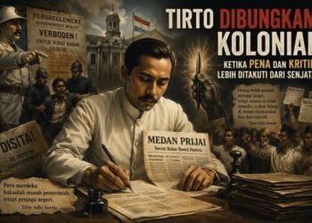 Tirto Dibungkam Kolonial, Ketika Pena dan Krtitik Lebih Ditakuti dari Senjata