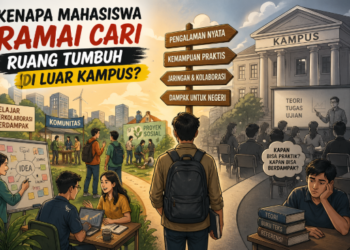 Kenapa Mahasiswa Ramai Cari Ruang Tumbuh di Luar Kampus?