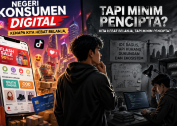 Negeri Konsumen: Kenapa Kita Hebat Belanja, Tapi Minim Pencipta?