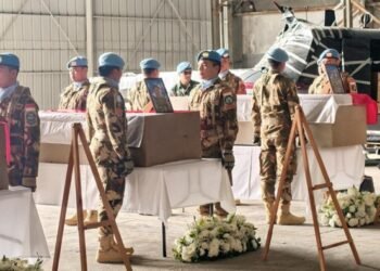 Bendera Setengah Tiang di Beirut, Dunia Menunduk untuk Tiga Prajurit TNI