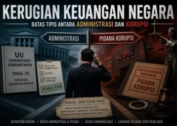 Kerugian Keuangan Negara dan Batas Tipis Administrasi dengan Korupsi