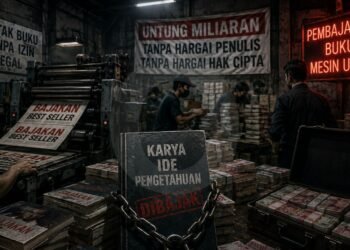 Pembajak Buku Panen Miliaran, Penulis Malah Hidup dari Tepuk Tangan