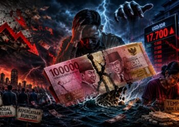Rupiah Tembus Titik Rapuh: Saat Ketakutan Pasar Jadi Kenyataan