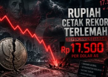 Rupiah Anjlok ke Rp 17.500 per Dolar AS, Investor Mulai Kehilangan Kepercayaan