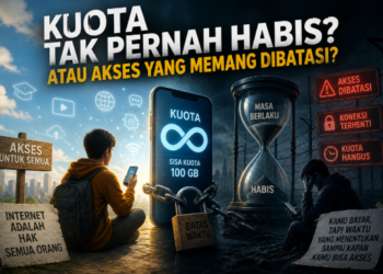 Kuota Tak Pernah Habis? Atau Akses Yang Memang Dibatasi?