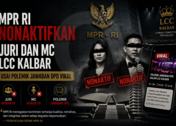 MPR RI Nonaktifkan Juri dan MC LCC Kalbar Usai Polemik Jawaban DPD Viral