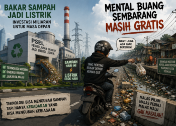 Bakar Sampah Jadi Listrik, Mental Buang Sembarangan Masih Gratis
