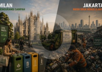 Milan Mengurangi Sampah, Jakarta Masih Sibuk Mengelolanya