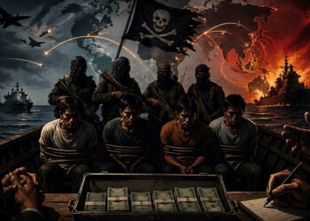 Dunia Sibuk Perang, Bajak Laut Panen Peluang