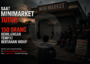 Saat Minimarket Tutup, 150 Orang Kehilangan Tempat Bertahan Hidup