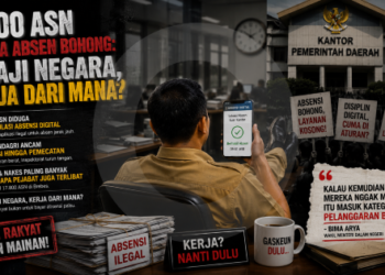 3.000 ASN Diduga Absen Bohong: Digaji Negara, Kerja dari Mana?