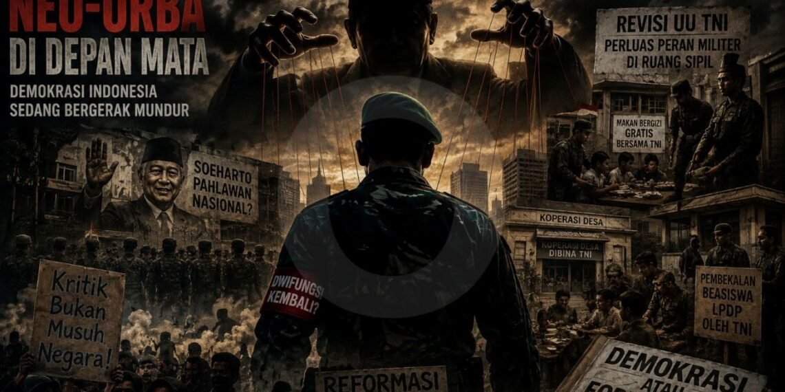Neo Orba di Depan Mata: Dari Militerisasi Sipil hingga Pelemahan Kritik Publik