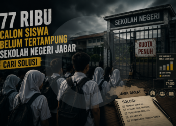 77 Ribu Calon Siswa Belum Tertampung Sekolah Negeri Jabar Cari Solusi