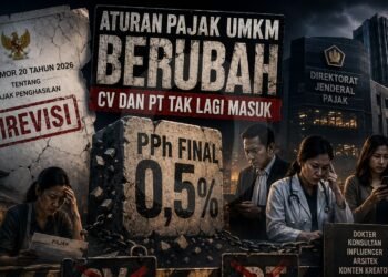Aturan Pajak UMKM Berubah, CV dan PT Tak Lagi Masuk