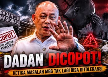 Dadan Dicopot: Saat Masalah MBG Tak Lagi Bisa Ditoleransi