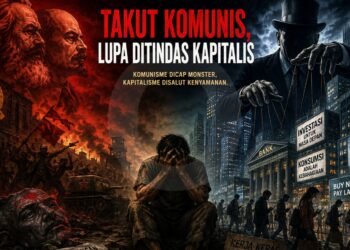 Takut Komunis, Lupa Ditindas Kapitalis