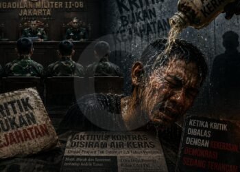 Air Keras untuk Kritik: Demokrasi Sedang Sakit?