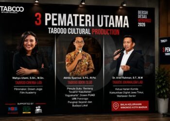 Tabooo Hadirkan Cinema Lab, Book Club, dan Journalism Lab
