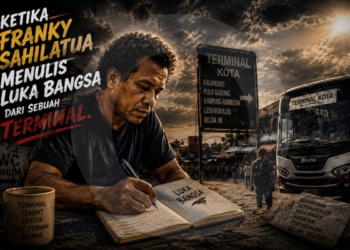 Ketika Franky Sahilatua Menulis Luka Bangsa dari Sebuah Terminal