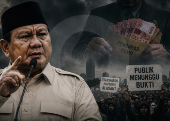Prabowo Subianto Klaim Tahu Pembayar Demo, Publik Menunggu Bukti