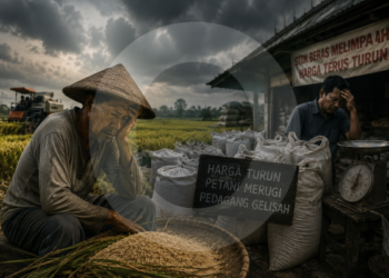 Saat Produksi Beras Melimpah Justru Membuat Petani dan Pedagang Gelisah