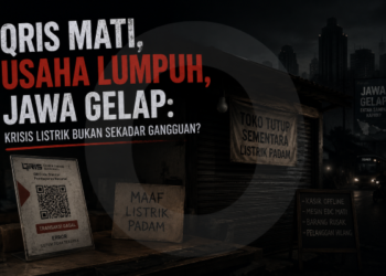 QRIS Mati, Usaha Lumpuh, Jawa Gelap: Krisis Listrik Bukan Sekadar Gangguan?