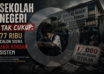 Sekolah Negeri Tak Cukup: 77 Ribu Calon Siswa Jadi Korban Sistem