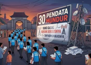30 Pendata Mundur, yang Gagal Bukan Sensusnya Tapi Komunikasinya