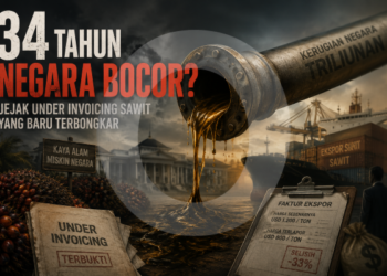 34 Tahun Negara Bocor? Jejak Under Invoicing Sawit yang Baru Terbongkar