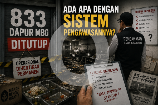 833 Dapur MBG Ditutup, Ada Apa dengan Sistem Pengawasannya?