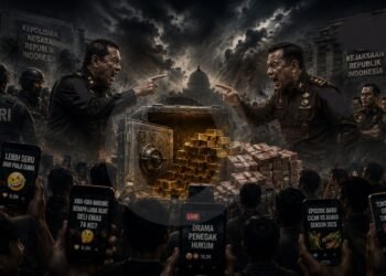 Tawa di Atas Brankas: Polri vs Kejaksaan, Publik Menonton