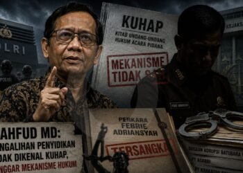 Mahfud Nilai Kasus Febrie Langgar Mekanisme KUHAP