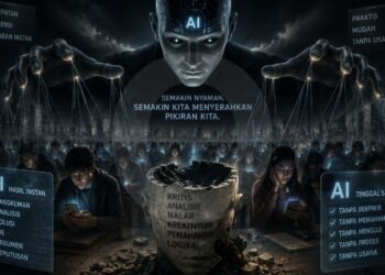 AI Makin Pintar, Mengapa Manusia Justru Berhenti Berpikir?