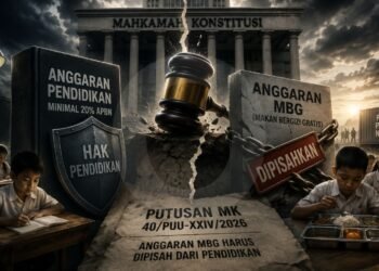 MK Memutuskan MBG Tak Lagi Masuk Anggaran Pendidikan
