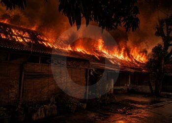 Kebakaran Aspol Panularan: Satu Percikan, Belasan Rumah Ludes
