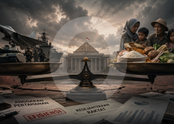 Senjata atau Perut Rakyat? Dilema Negara Anggaran Pertahanan Masuk Meja Efisiensi