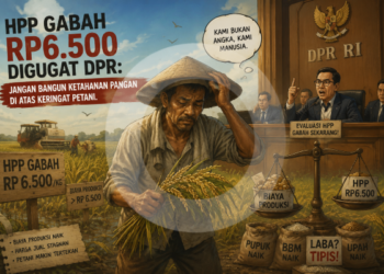 HPP Gabah Rp6.500 Digugat DPR: Jangan Bangun Ketahanan Pangan di Atas Keringat Petani