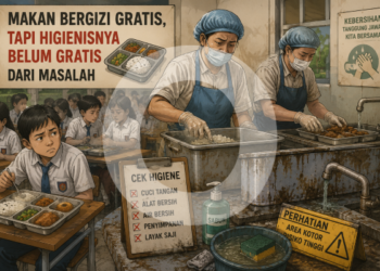 Makan Bergizi Gratis, Tapi Higienisnya Belum Gratis dari Masalah