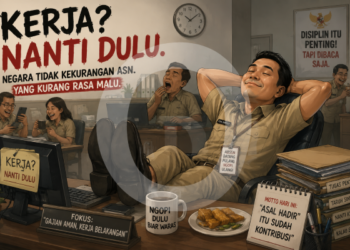 Kerja? Nanti Dulu. Negara Tidak Kekurangan ASN. Yang Kurang Rasa Malu.